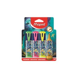 Szvegkiemel kszlet, 1-5 mm, MAPED ,,Dragon srkny", 4 klnbz szn
