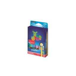 Filctoll kszlet, 3,7 mm, kimoshat, dobozos, MAPED ,,Color'Peps Long Life 2", 12 klnbz...