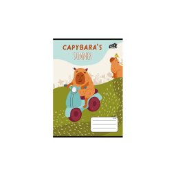 Fzet, tztt, A5, vonalas, 32 lap, 1. osztly, COOL BY VICTORIA "Capibara", "14-32"