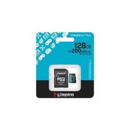 Memriakrtya, microSDXC, 128GB, C10/UHS-I/U3/V30/A2, Gen4, adapter, KINGSTON "Canvas Go! ...