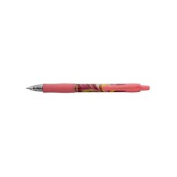 Zselstoll, 0,32 mm, nyomgombos, rzsaszn tolltest, PILOT "G-2 Flow", kk