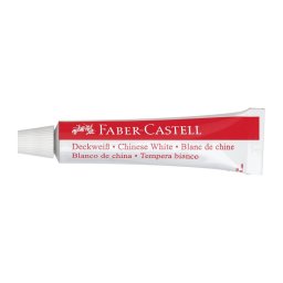 Tempera kszlet, tubusos, 3x7,5 ml, FABER-CASTELL, fehr