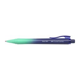 Golystoll, 1 mm, XB, nyomgombos, trkiz-kk tolltest, FABER-CASTELL "Daily Ball Flow", k...