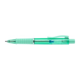 Golystoll, 1 mm, XB, nyomgombos, mentazld testszn, FABER-CASTELL "Poly Ball View Auror...