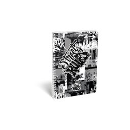 Spirlfzet, A4, vonalas, 70 lap, LIZZYSULI, "Street Rules"