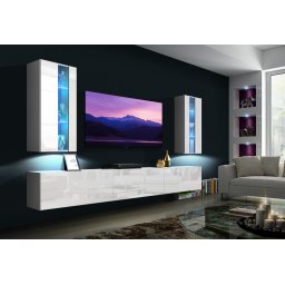 PRINCE CONCEPT 20A MAGASFÉNYŰ FEHÉR NAPPALI BÚTOR (249CM)