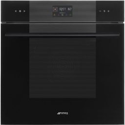 SMEG HŐLÉGKEVERÉSES SÜTŐ, Linea design, Galileo, 60 cm, ES LCD, mélyfekete üveg