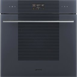 SMEG HŐLÉGKEVERÉSES SÜTŐ, Linea design, Galileo, 60 cm, ES LCD, neptune szürke üveg