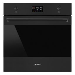 SMEG KOMBINÁLT MIKROHULLÁMÚ SÜTŐ, Classica design, Galileo, 60 cm, ES LCD, matt fekete