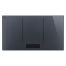 SMEG INDUKCIÓS FŐZŐLAP, Linea design, 90 cm, 6 főzőzóna, 3 MultiZone híd zóna, neptune szürke üveg