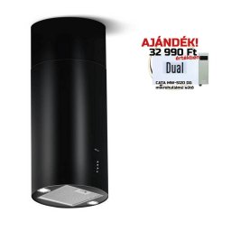 ELICA - Páraelszívó TUBE PRO ISLAND BL MAT/A/43 + Mikro MW-5120B