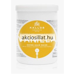 Kallos Vanilla Vanília Fény hajpakolás száraz hajra 1L