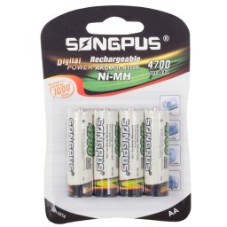 Maxday 4 db 2800 mAh AAA újratölthető elem