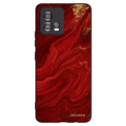 Fekete szilikon tok az alábbi mobiltelefonokra Motorola Moto G72 - Red