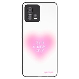 Fekete szilikon tok az alábbi mobiltelefonokra Motorola Moto G72 - Rich Energy