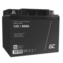 Green Cell AGM VRLA 12V 40Ah karbantartásmentes akkumulátor fűnyíróhoz, robogóhoz, csónakhoz, kerekesszékhez