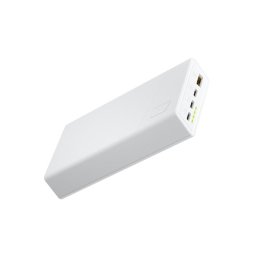 Green Cell GC PowerPlay 20S fehér Power Bank 20000mAh 22.5W PD USB C gyors töltéssel hordozható telefon töltő iPhone 15 14-hez