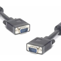 PremiumCord HQ monitor kábel (koax) 2x ferrit,SVGA 15p, DDC2,3xCoax 8 mag, 10m
