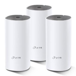 TP-Link AC1200 Whole-home Mesh WiFi rendszer Deco E4(3-pack), 2x10/100 RJ45