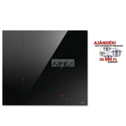 ELICA - Beépíthető indukciós főzőlap RATIO CONNEX 603 PLUS BL + CATA Edényszett PROFESSIONAL - A készlet erejéig rendelhető!