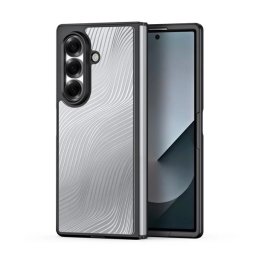 DUX DUCIS AIMO szilikon telefonvédő (ütésállóság, kameravédő, matt, hullám) FEKETE Samsung Galaxy Z Fold7 (SM-F966)