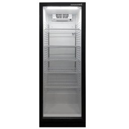Snaigé GF38DM-T302EX General Frost Üvegajtós hűtőszekrény, 373l, 181x60x60cm, Hőmérséklettartomány: +1°C.....+9°C, 5 polc, LED