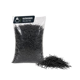BlackPoly Mex építőipari polimer betonerősítő makroszál (40 mm ? 0,60 mm). 1kg