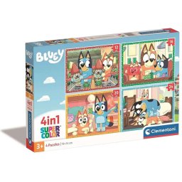 Bluey Play All Day 4 az 1-ben puzzle Clementoni