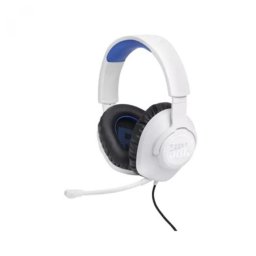 Gamer fejhallgató - Jbl, QUANTUM 100 FEHÉR/KÉK