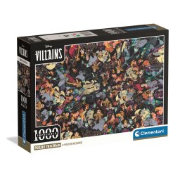 Disney Gonoszok Faces of Darkness 1000 db-os puzzle Clementoni