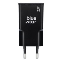 Bluestar TFK-SC-20WPD USB-C hálózati töltő adapter, GaN, QC4.0, PD, 3A, 20W, fekete
