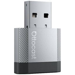 Ottocast CA530-T3 Mini Nova vezeték nélküli adapter Carplay&Android auto, bluetooth, ezüst