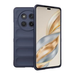 Szilikon telefonvédő (ütésállóság, kameravédő, 3D) SÖTÉTKÉK Honor Magic 7 Lite