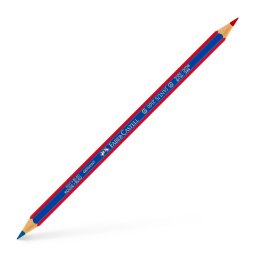 Postairón hatszögletű vékony JANUS Faber-Castell piros-kék