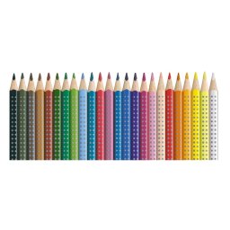 Színes ceruza készlet háromszögletű GRIP Faber-Castell 24klf. szín