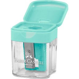 Hegyező mini tartályos Faber-Castell vegyes pasztell színben kék,rózsaszín,zöld,lila