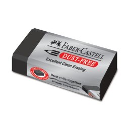Radír forgácsmentes Faber-Castell fekete
