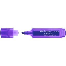 Szövegkiemelő 1-5mm vágott hegyű Faber-Castell 46 fluoreszkáló lila