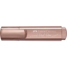 Szövegkiemelő 1-5mm vágott hegyű Faber-Castell 46 metál gyöngyház rózsaszín