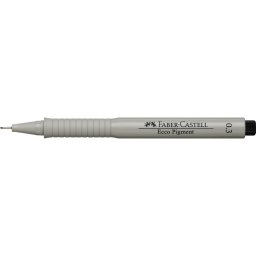 Rostirón, tűfilc 0,3mm ECCO PIGMENT Faber-Castell fekete