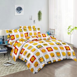 EMOJI ÉRZELMEK fehér mikroszálas ágyneműhuzat Ágyneműhuzat mérete: 2 db 70 x 90 cm | 200 x 220 cm