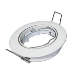 Optonica fehér GU10/MR16 spot lámpa keret beépíthető kör alakú billenthető 45? ?7cm 5170