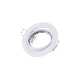 Optonica fehér GU10/MR16 spot lámpa keret beépíthető kör alakú billenthető 45? ?7cm 5097