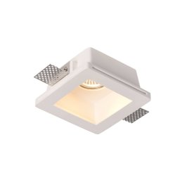 Optonica mennyezeti szerelvény Trimless süllyesztett négyzet, fehér házas , GU10-es foglalat, MAX 35W, 2064