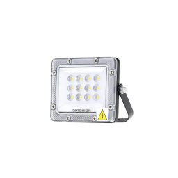 Optonica Premium Line LED reflektor 10W 1000lm 4000K fekete IP65 FL15875