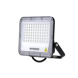 Optonica Premium Line LED reflektor 50W 5000lm 4000K fekete IP65 FL15884