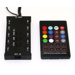 EUROCASE vezérlő távirányító RGB ventilátorhoz (teljes színű)