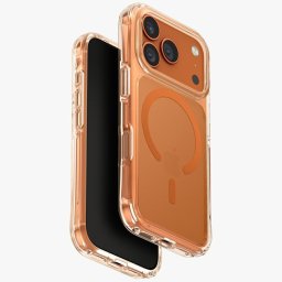 Uniq Lifepro Extreme Magclick Apple iPhone 17 Pro Max MagSafe tok, átlátszó-narancs