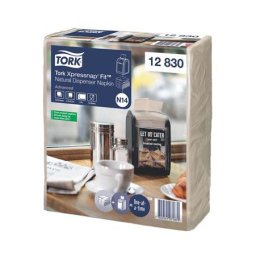 TORK Szalvéta, adagolós, 2 rétegű, 21,3x16,5 cm, N14 rendszer, Advanced, TORK "Xpressnap Fit", natúr