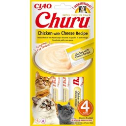 Inaba Cat Churu püré macskáknak (csirke-sajt) 4 x 4db